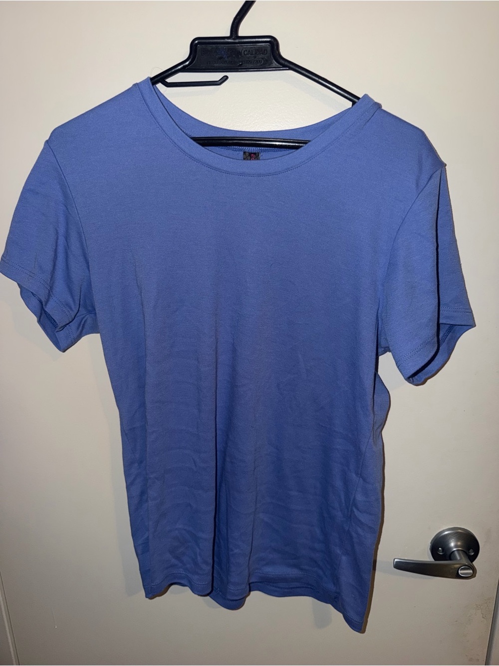 Blue cotton t-shirt